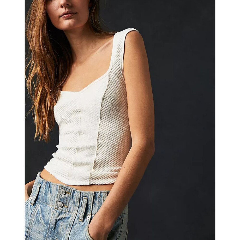 FREE PEOPLE Boss Babe Tank / Optic White